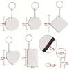 40Pcs Heat Pressed Keychain Blanks Versatile Key Rings for DIY Crafts Supplies