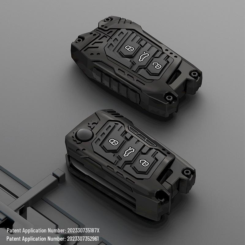Mecha Style Key Case for Volkswagen Sagitar/Passat/Lavida - 2024 New Year Gift