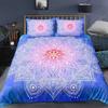 Mandala Flower Duvet Cover Set Bohemian Style Colourful Flowers Comforter Cover King Size For Boys Girls Polyester Bedding Se