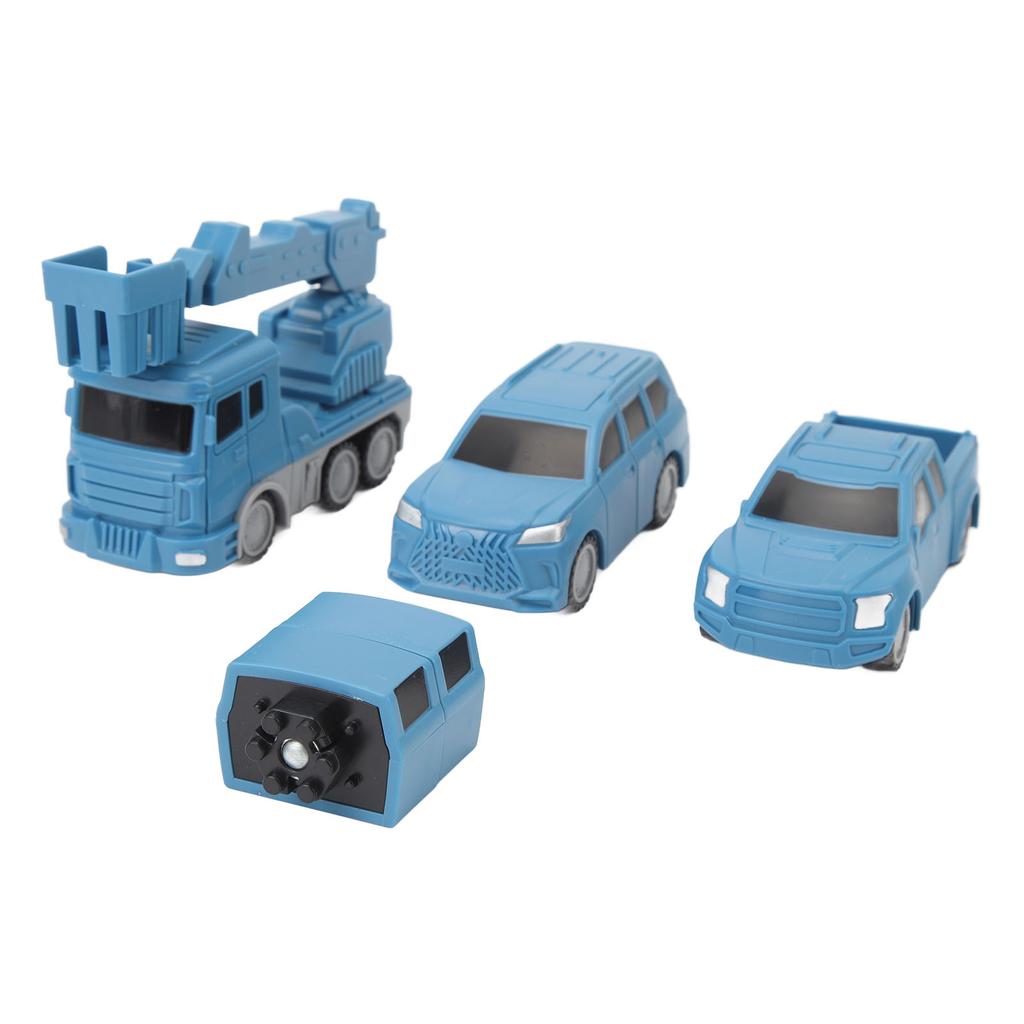 Transforming Robot Toy Transform Robot Assembled Vehicles Kids DIY Magnetic Assembling Building Car