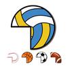 xiaobudian Door Frame Sticker, Sports Corner Protector, Basketball Football Baseball Rugby Self-Adhesive Sign for Fans Boys Rooms Home Decor