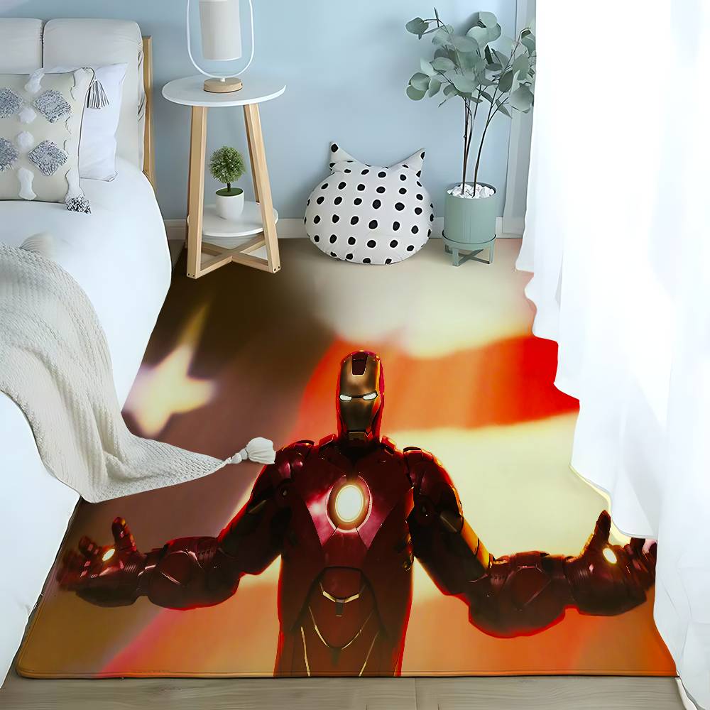 Classic-I-iron ManS Cool Carpet Bathroom Anti-slip Mat Door Mat Home Decoration Mat Entrance Door Mat Scratch-resistant Door Mat