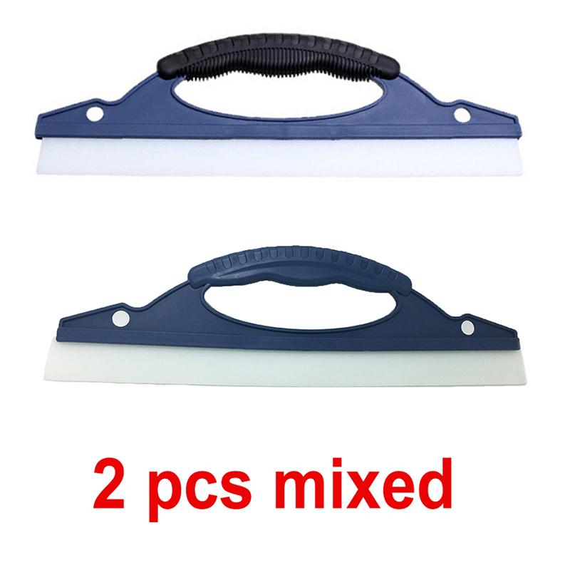 Silicone Water Wiper Silica Gel Car Wash Water Wiper Scraper Car Window Glass Bathroon Water Drying Squeegee Blade Car Cleanning
