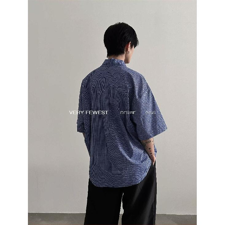 2024 Letter Langarmhemd Japanischer Hong Kong Stil Ins Loose Shirt Herren Sommertrend Vielseitige Freizeitjacke