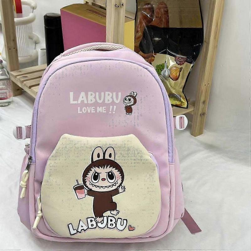 Children Backpack Cartoon Zipper Oxford Cloth Lightweight Travel Bag Daypack