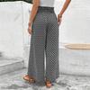 Women's Palazzo Pants Floral Wide Leg Trousers Summer Beach High Pants