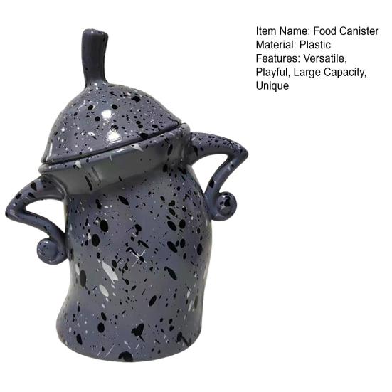 Food Canisters with Attitude Cute Snack Storage Jar Creative Akimbo Cup Mugs Kitchen Storage Container Christmas Decoration