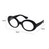 Plastic Doll Mini Glasses Miniature Doll Eyewear Doll Accessory Round Frame Glasses  Kids Gift