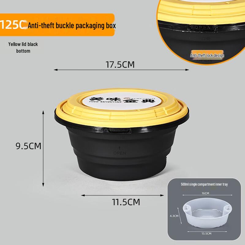 Handun Commercial Takeaway Box with Inner Tray