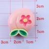 Artificial Resin Flat Back Fruit Design Fridge Magnet for Souvenir and Home Decor