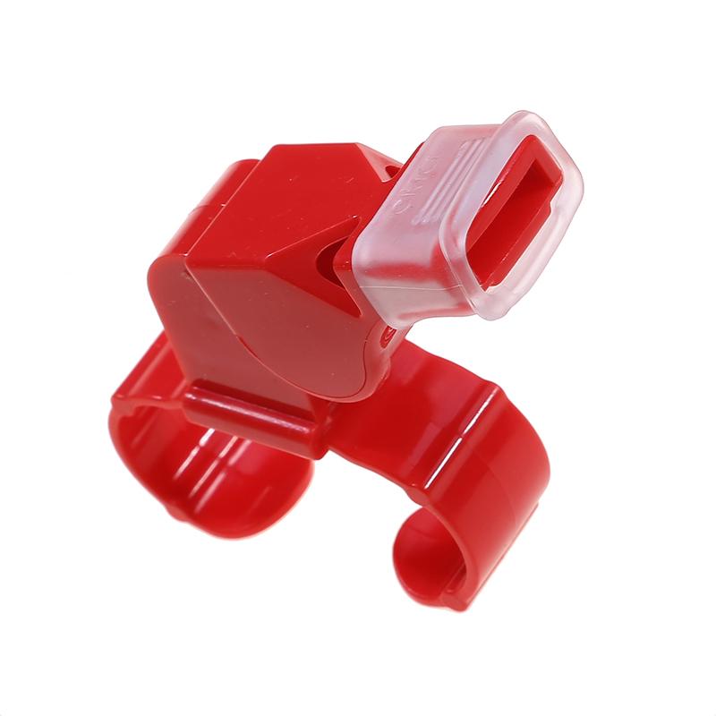 1PC Referee Finger Whistle Football Training Equipment Whistle Safe Ring Whistle Mouth Whistle With Tooth Guard For Sport