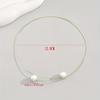 Pearl & Steel Adjustable Choker: Fashionable, Versatile Necklace with European-American Design
