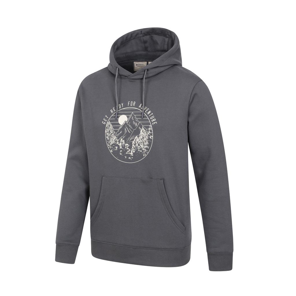 Mountain Warehouse Men's Get Ready For Adventure Hoodie