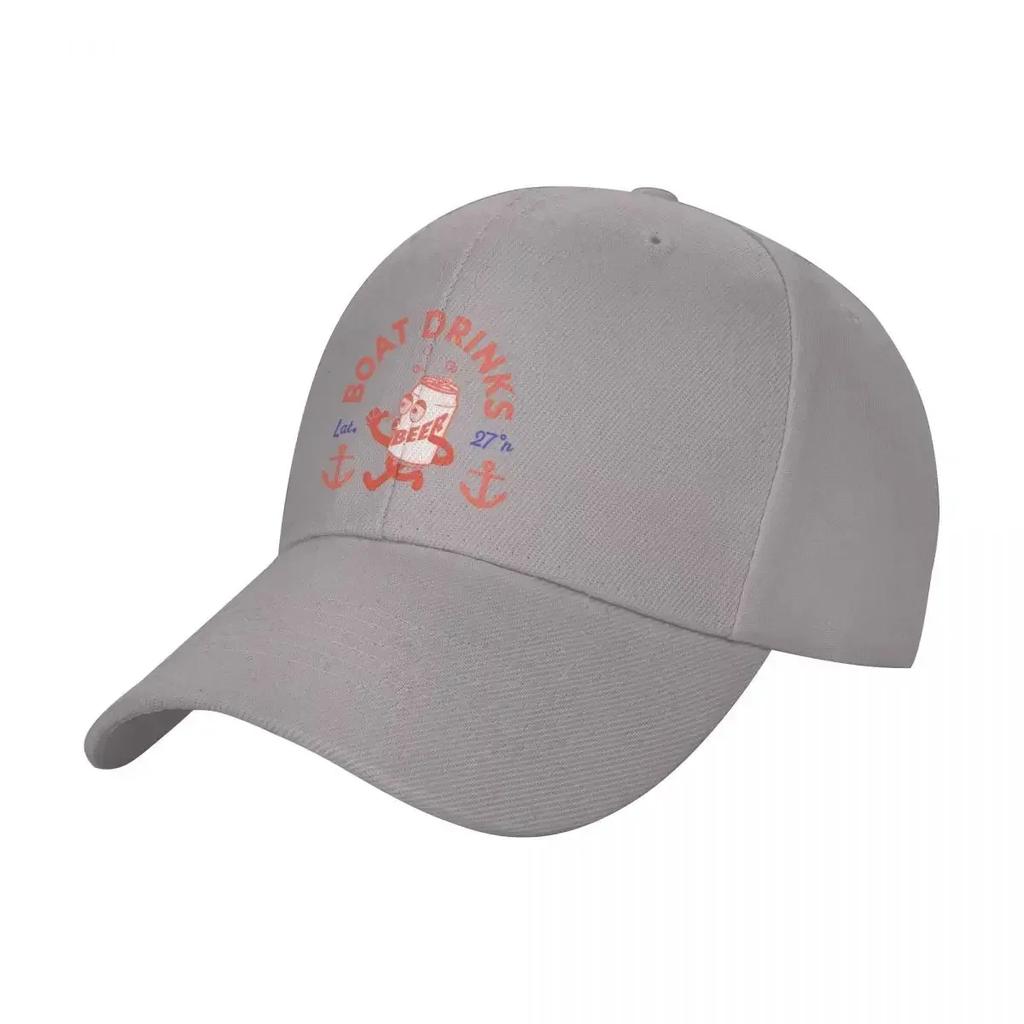 Boat DRINKS Baseball Cap beach hat Golf Cap Sun Hat For Children Snap Back Hat Unisexs Hats Womens