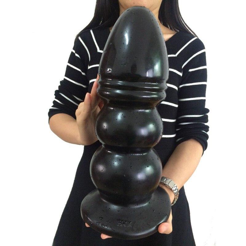 3,3 kg nadrozměrný anální kolík Dildo Fisting Masturbátor Sexuální hračky pro dospělé Velký Dildo Obrovský černý penis PVC