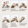 Cartoon 20PCS Cute Gabby Dollhouse Cats Tattoo Stickers Kawaii Anime Children Waterproof Tattoos Sticker Pack Kids Girl Gift Toy