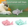1pc Cat Feeding Slow Food Dispenser, Small Fish Shaped Leakage Toy, Soft Silicone Material, Can Be Used for Freeze-drying Cats