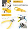 Multifunctional RJ45 Network Cable Crimper & Tester Set for Home Installation