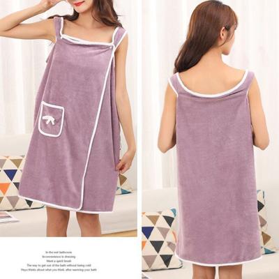 Convenient Bath Towel Soft Wipe Wear Resistant Toilet Room Absorbent Sling Bath Skirt Body Wrap Daily Use