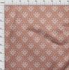 oneOone Cotton Flex Brown Fabric Floral Craft Projects Decor Fabric Printed By The Yard 40 Inch