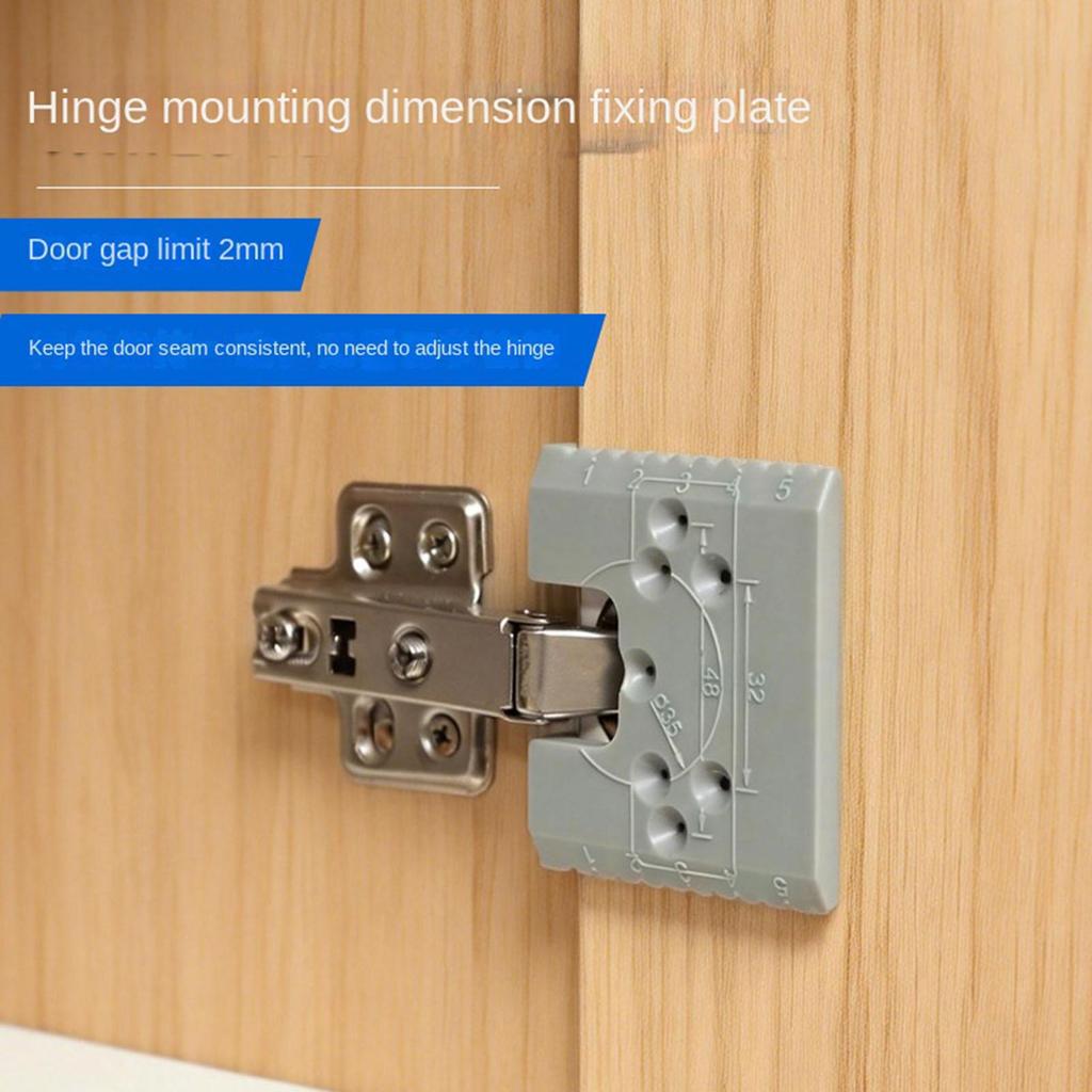 Hinge Jig Precision Flexible Impacts-Resistant Tool Door Hinge Mortise Jig for Installation Indoor Outdoor Home Garage Workshop
