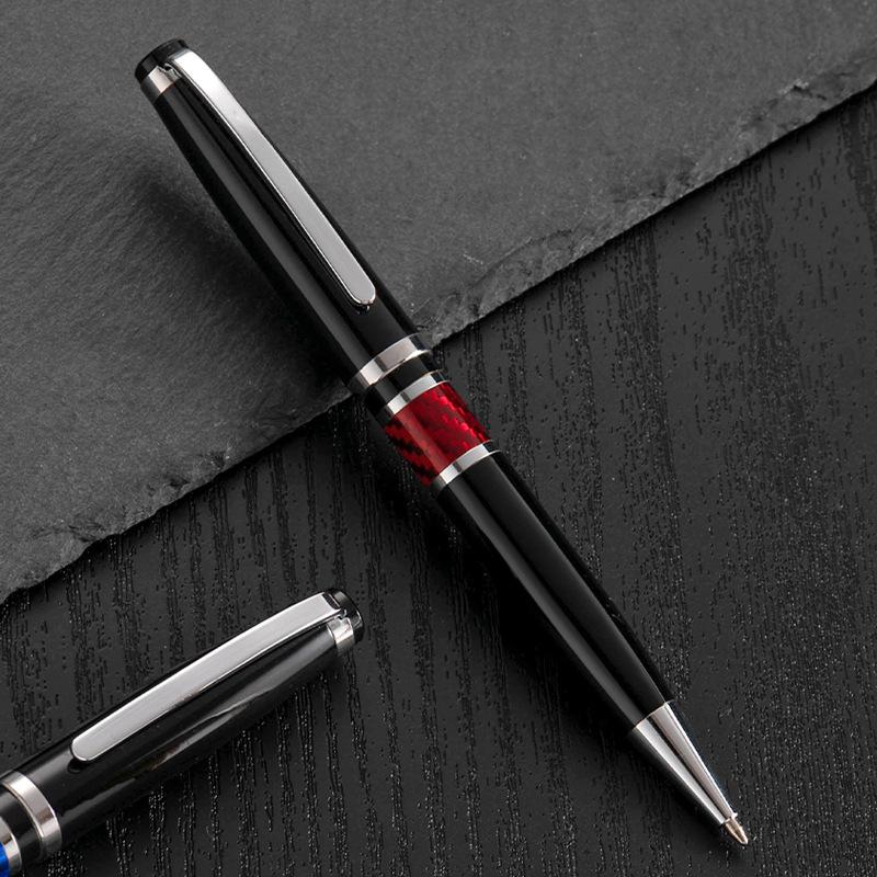 Creative Design High Quality Rotating Metal 1.0mm Signature Pen, Business Office Ballpoint Pen, Daily Office Learning Writing Pen