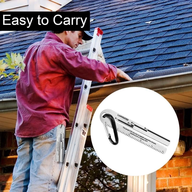 Upgraded 4/09 Shingle Gauge Measuring Tool for Roof Shingle Shingle Gauge Roofing Tools & Equipment for Measuring