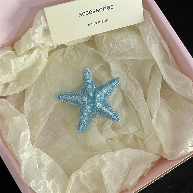 1Pc Hair Diy Accessories Elegant Starfish Star Hair Clips For Ladies Hairpins Summer Beach Holiday Party Barrettes