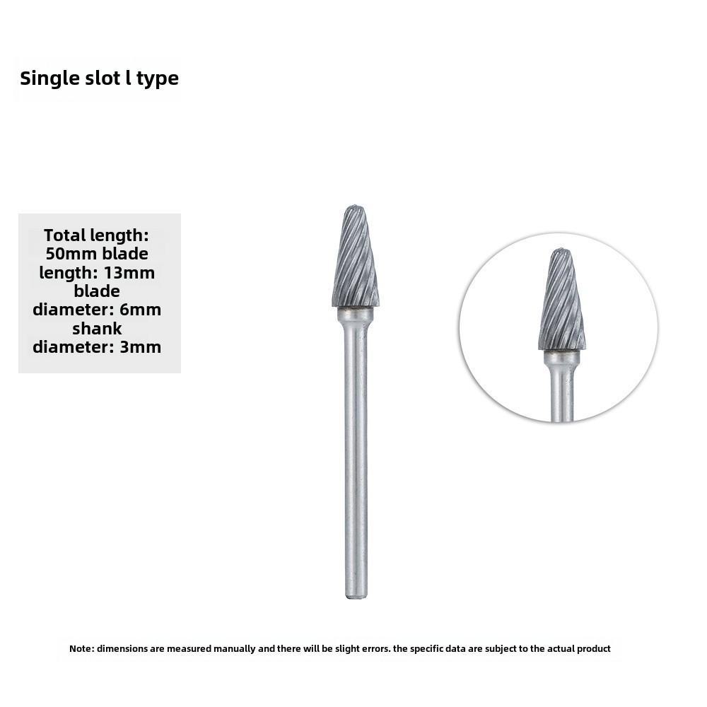 Rotationsfeile aus Hartmetall und Wolframstahl, Schleif- und Fräser für Holzgravuren