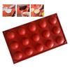 2pcs BPA Free Chocolate Truffle Mold 15 Cavity Candy Mold Small Dome Baking Mold  Chocolate Mousse
