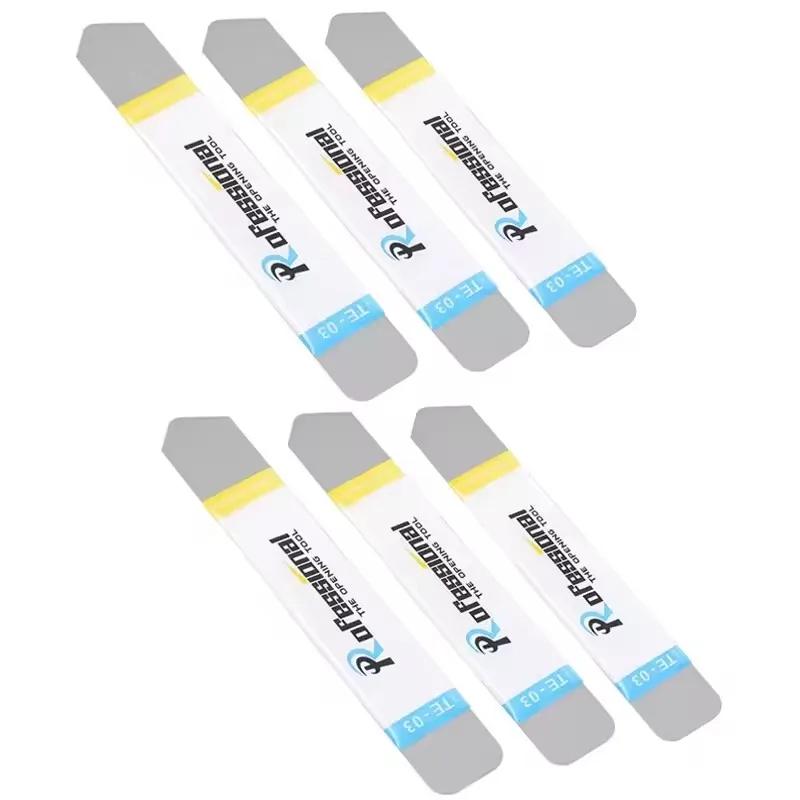 6-1PCS Stainless Steel Blade Soft Thin Pry Spudger Cell Phone Tablet Screen Battery Opening Tools for Samsung iPhone iPad Opener