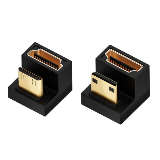 HDMI-kompatibler 90-Grad-L-Form-Winkeladapter Stecker auf Buchse 8K 60Hz Extender