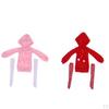 Fashion Hoodie Sweatshirt Dress with Stockings Suit /3 60cm Dolls Accessories Pink