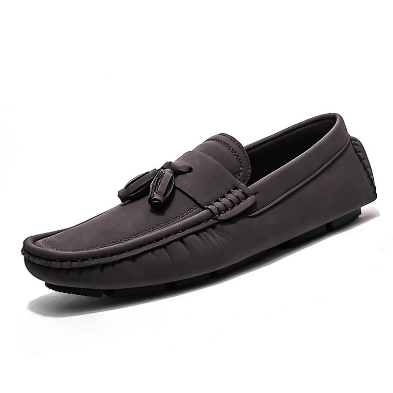 Man's Luxury Brand Loafers Sneakers 46 Comfortable High Quality Men Casual Shoes Fashion Genuine Leather Suede Moccasins Flat Dr