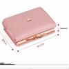 Women's Mini Korean Style Folding Wallet - Cute, Multi-Card Slot Coin Purse for Students