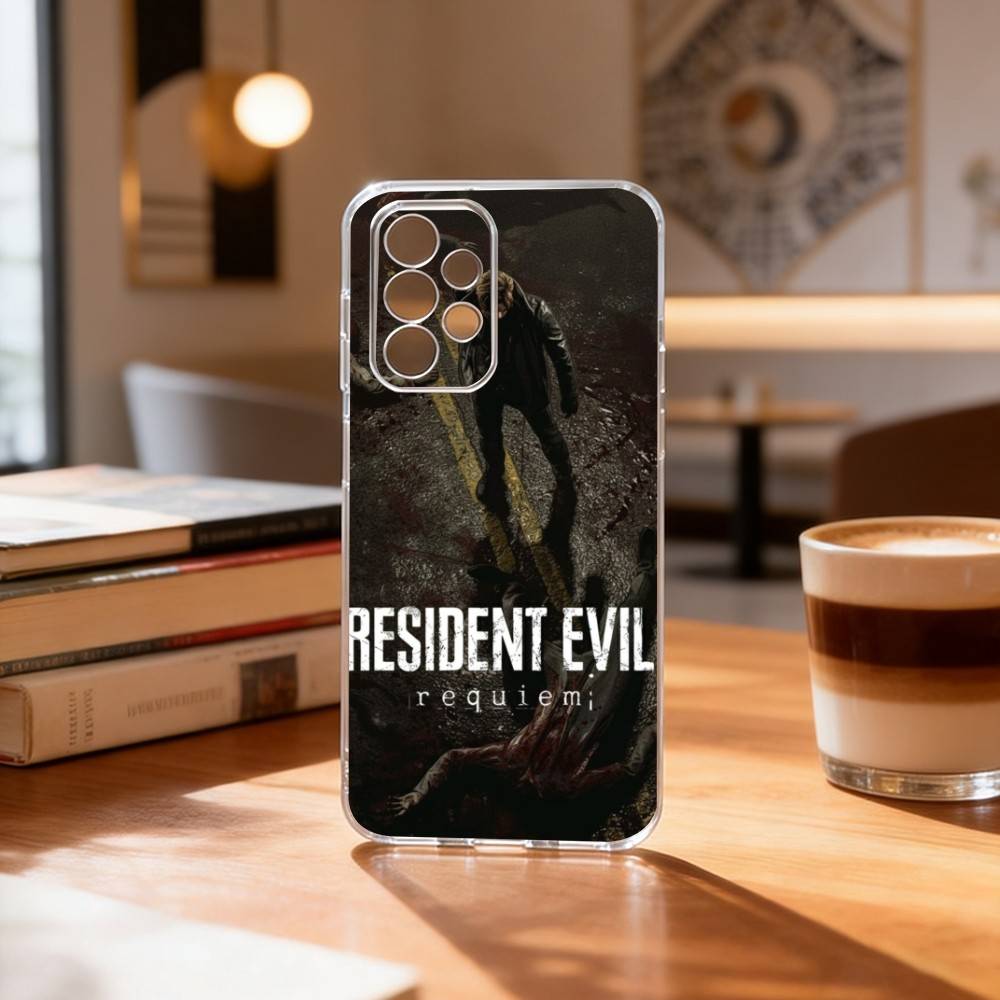 

Resident Evil GAME Phone Case For Samsung S25,S24,S21,S22,S23,S30,Ultra,S20,Plus,Fe Transparent Cover Samsung S225G