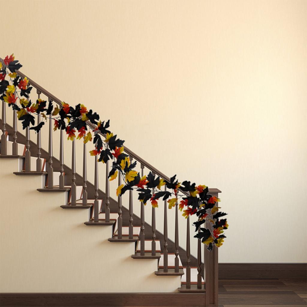 175 cm plante artificiale de interior frunze de arțar artificiale flori de mătase festival alb ghirlanda agățată artar viță de vie decorare pentru nunta decorațiuni de nuntă