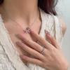 Sterling Sølv S925 Luksuriøst Sløyfe Halskjede - Minimalistisk Kragebenskjede Choker