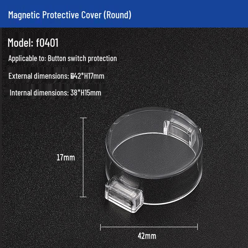 Ultra-High Coercivity Magnet Emergency Stop Button Cover for Control Box