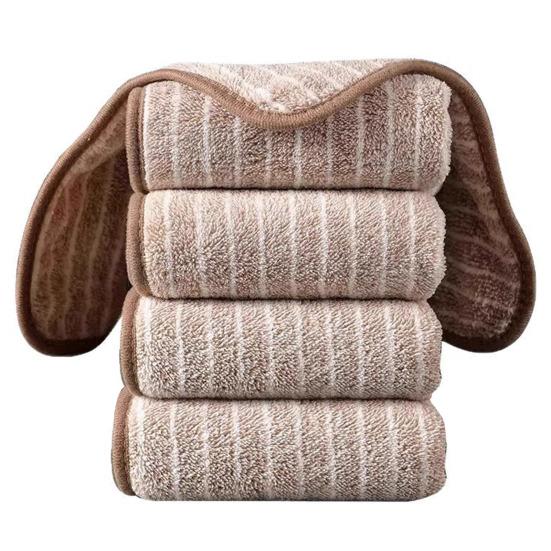 5/10/20Pcs Cleaning Rags Water Absorbent Kitchen Dishcloth Set with Hanging Ring Design Kitchen Cleaning Clothes