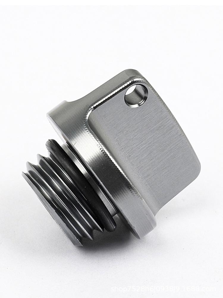 Universal CNC Oil Cover For Motorcycle ATV Pit Dirt Bike Aluminum Alloy Motocross Engine Accessories Performance Replacement Kit серебряный