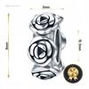 Charms Stopper Roses Pr 925 Pendant Bead Flower Beads Gift Love