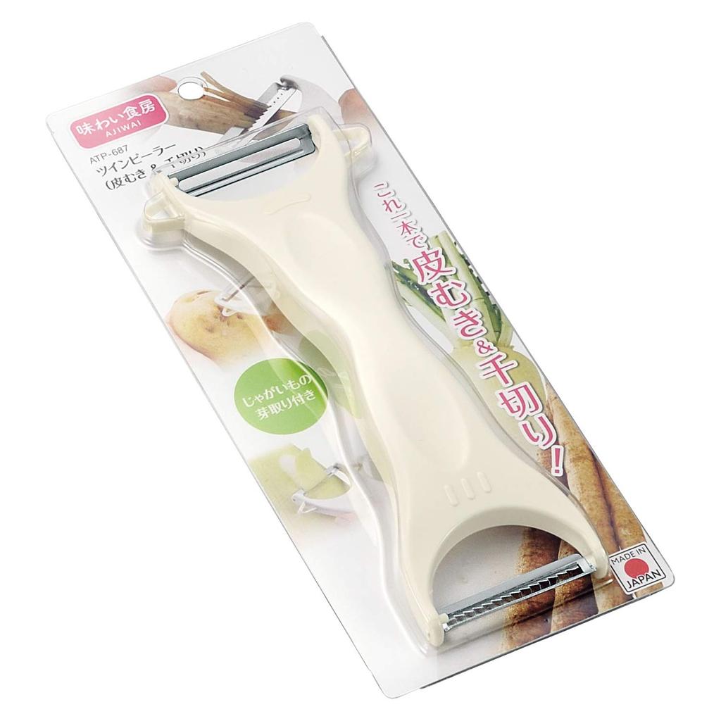 Shimomura Kougyou Made In Japan Ajiwai Shokubo Twin Peeler Made In Niigata (Shimomura Kougyou) ATP-687 Tsubame-Sanjo,