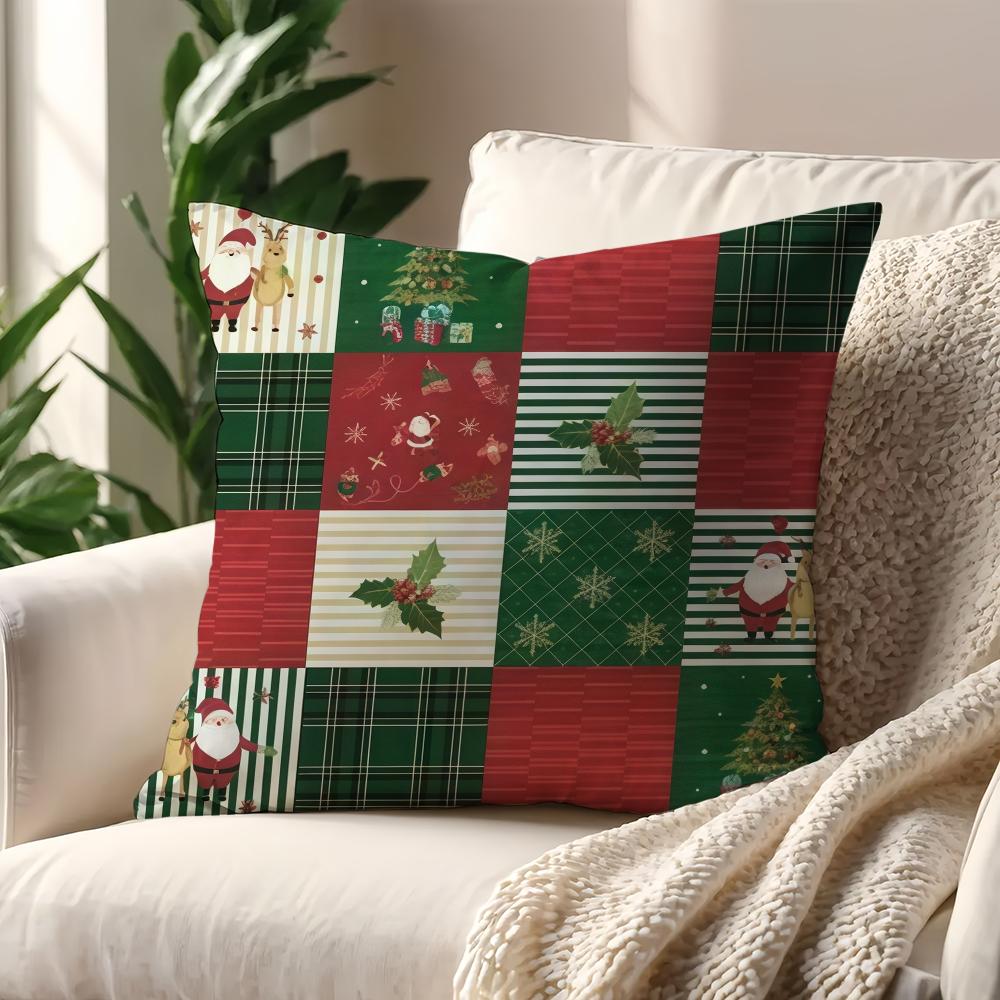 Christmas Nutcracker Cushion Cover Best Home Office Coffee Pillow Sofa Printing Decoration Room Shop Car Nordic Simplicity Hit