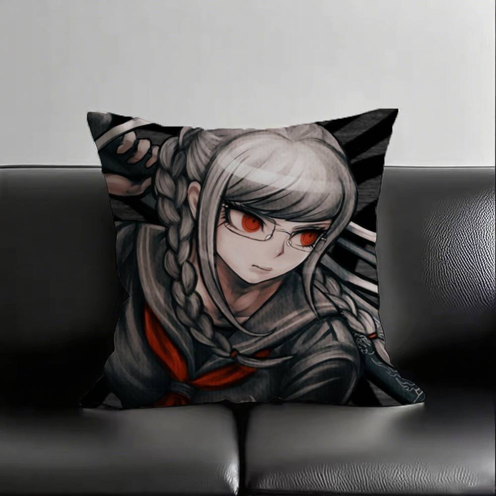Anime Danganronpas Pillow Case Fashion Square Pillowcase Bedroom Sofa Room Ins Decoration Leisure