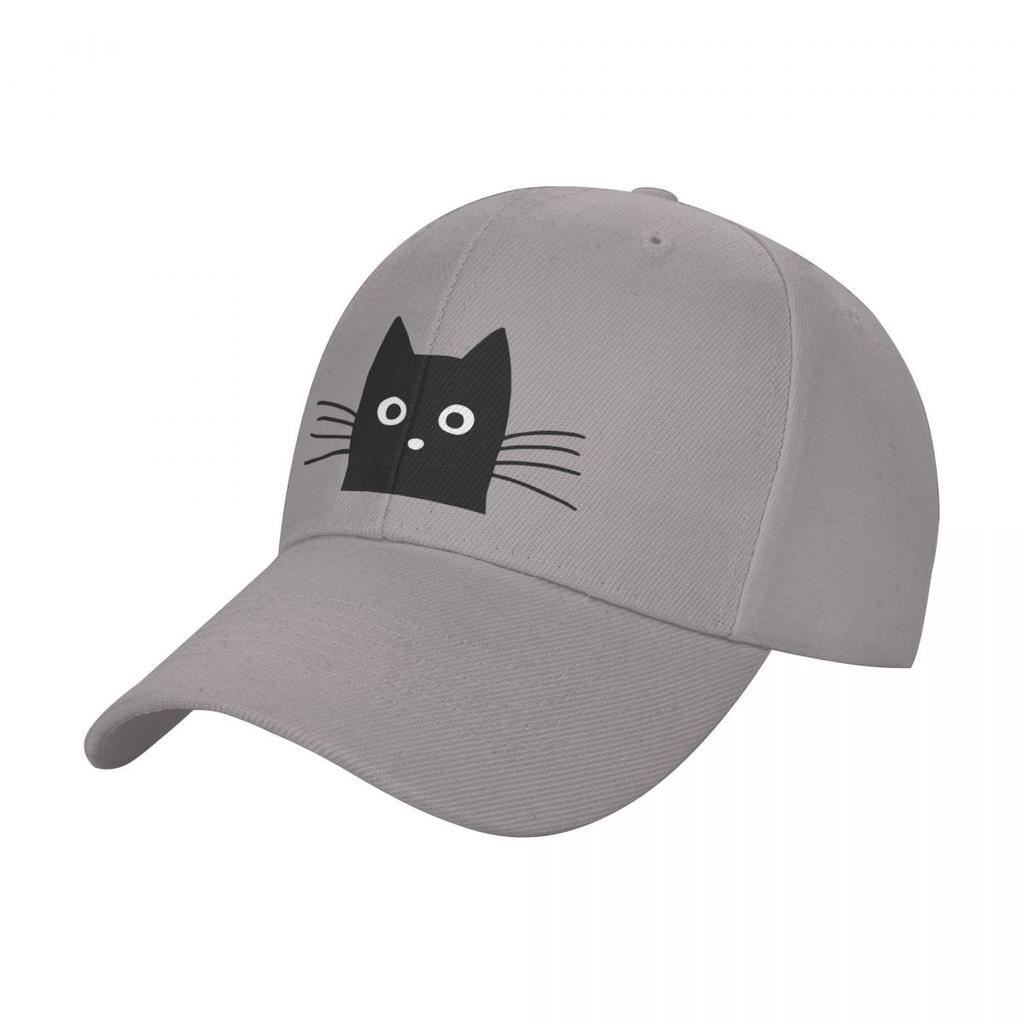 Black Cat Face Baseball Cap luxury caps cute Women's Hats Men's
