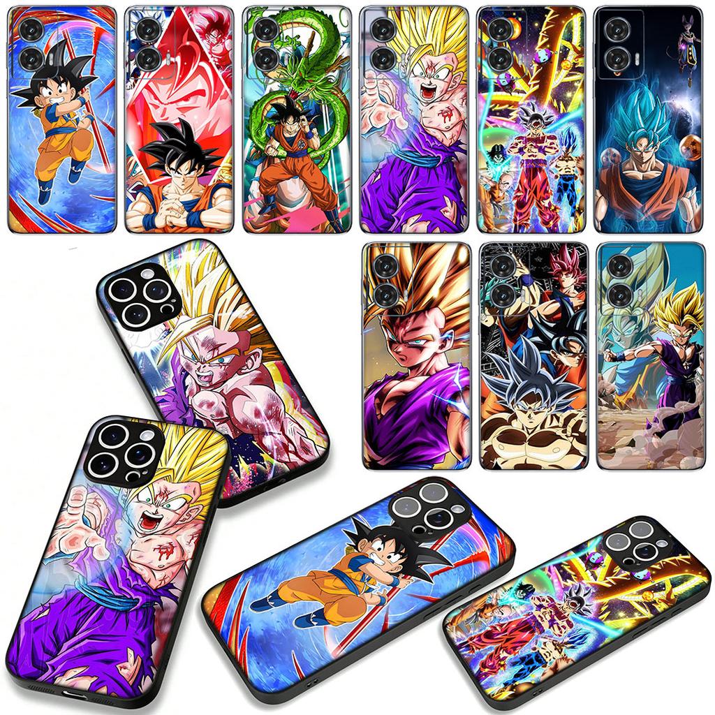 Handyhülle für Apple iPhone 16 15 14 Plus 13 12 Mini 17 Pro Max + 16E Air 16+ ProMax Hülle Son Gohan Dragon Ball Z Gehäuse