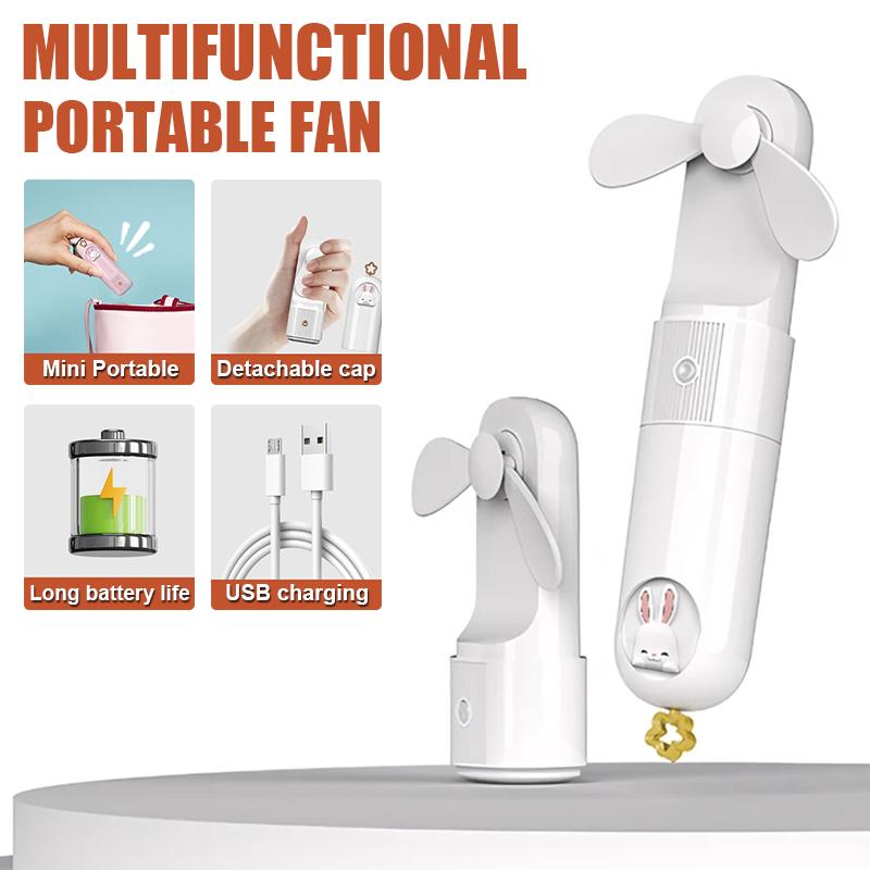 

2000 мАч Мини Портативный Вентилятор USB Аккумуляторный Кулер Складной Ручной Настольный Вентилятор Тихий Складной Офисный Домашний Удобный Power Bank белый