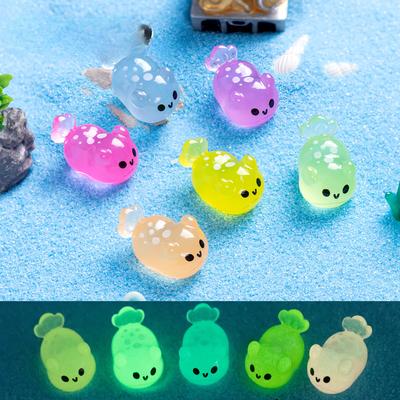 Micro-landscape Marine Animals Glow-in-the Dark Color Sea Slug Animal Decoration Diy Fish Tank Aquarium Accessories