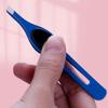Colorful Stainless Steel Tweezer Non-slip Handle False Eyelash Tweezers Makeup Tool  Women